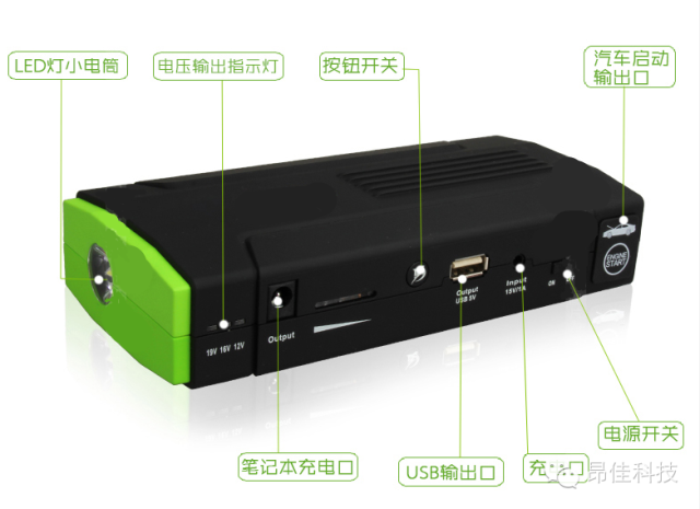 k8凯发汽车应急启动电源接口